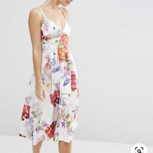 ASOS Floral Midi Dress